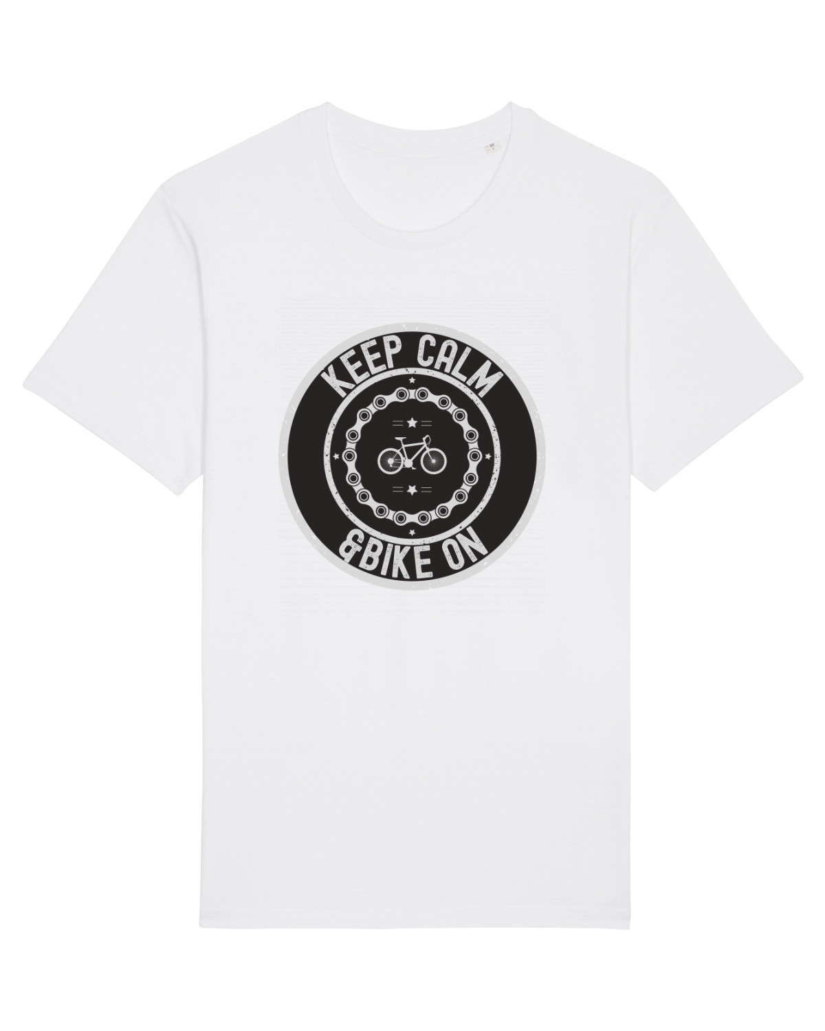 Tricou mânecă scurtă Unisex Rocker White