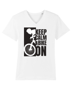Pentru Ciclisti Tricou mânecă scurtă guler V Bărbat Presenter