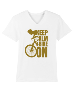 Pentru Ciclisti Tricou mânecă scurtă guler V Bărbat Presenter
