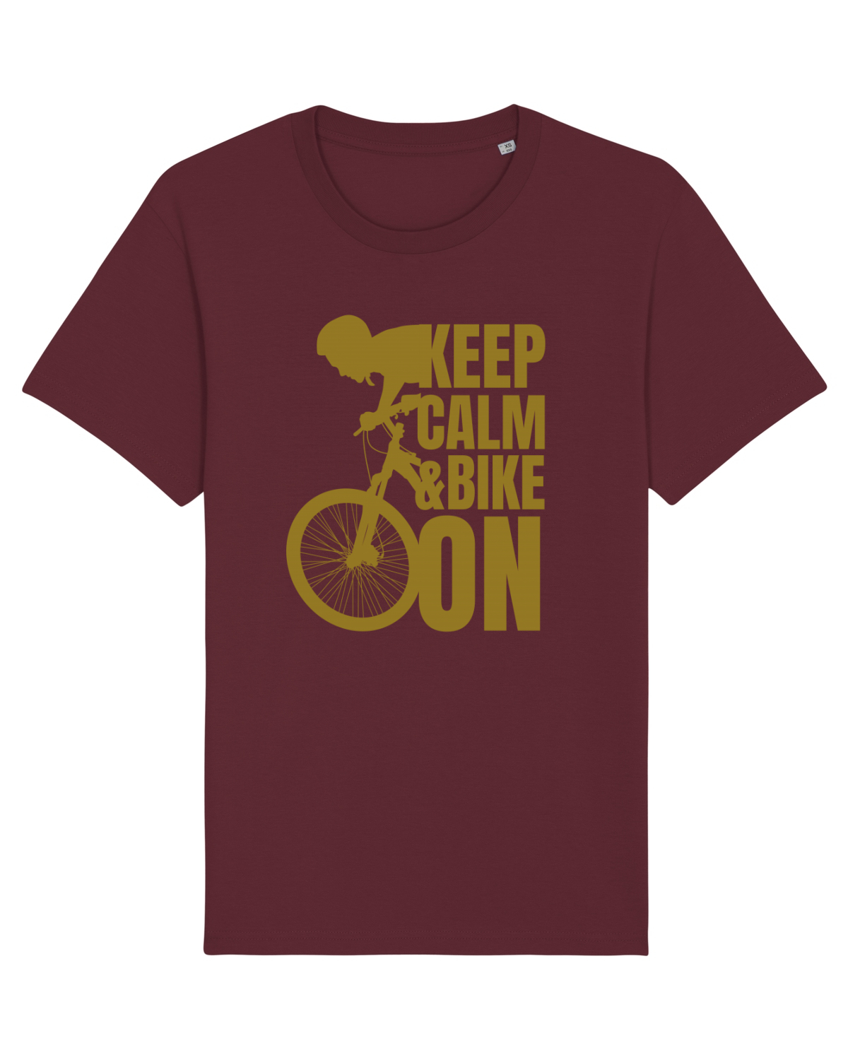 Tricou mânecă scurtă Unisex Rocker Burgundy
