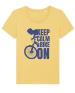 Pentru Ciclisti Tricou mânecă scurtă guler larg fitted Damă Expresser
