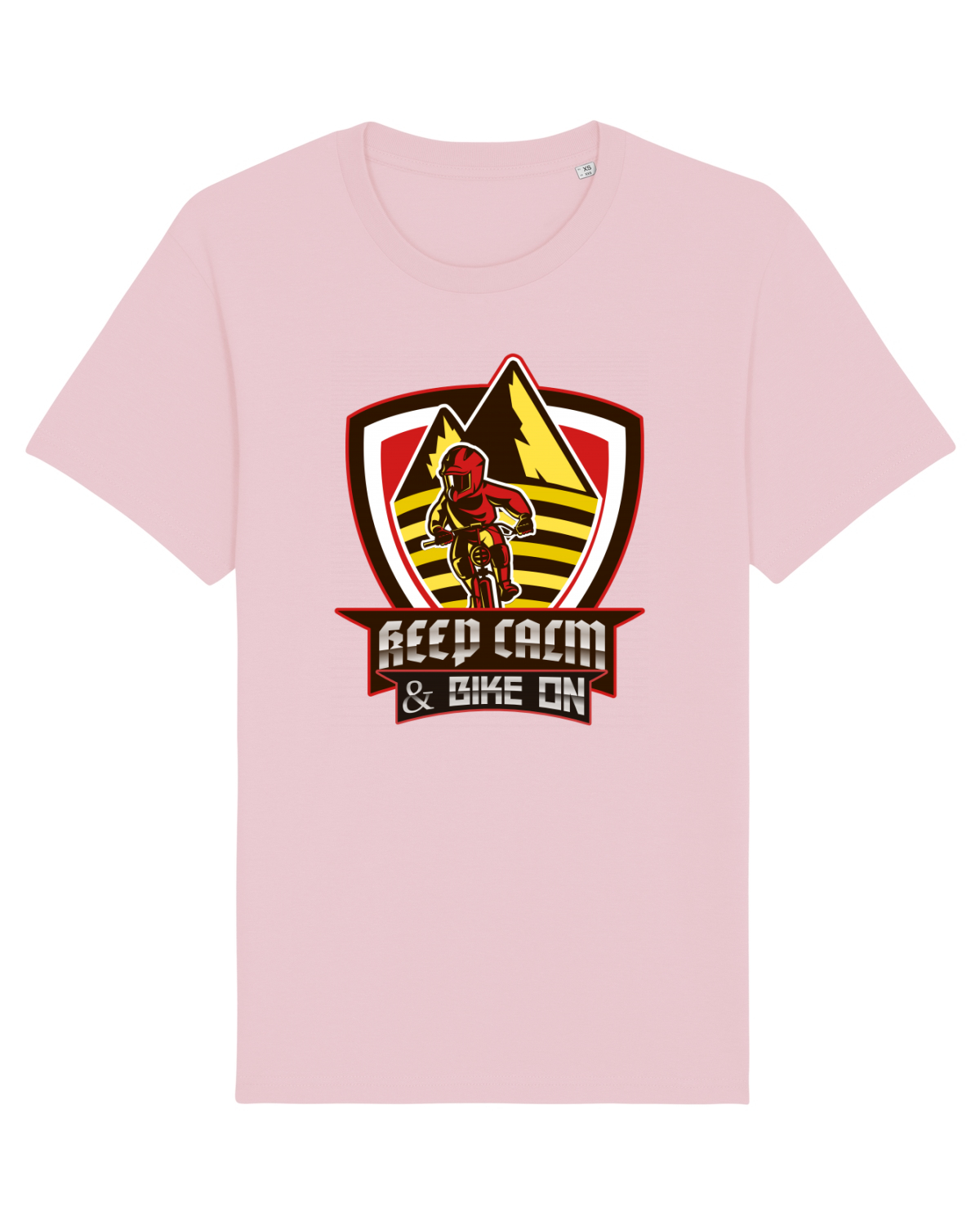 Tricou mânecă scurtă Unisex Rocker Cotton Pink