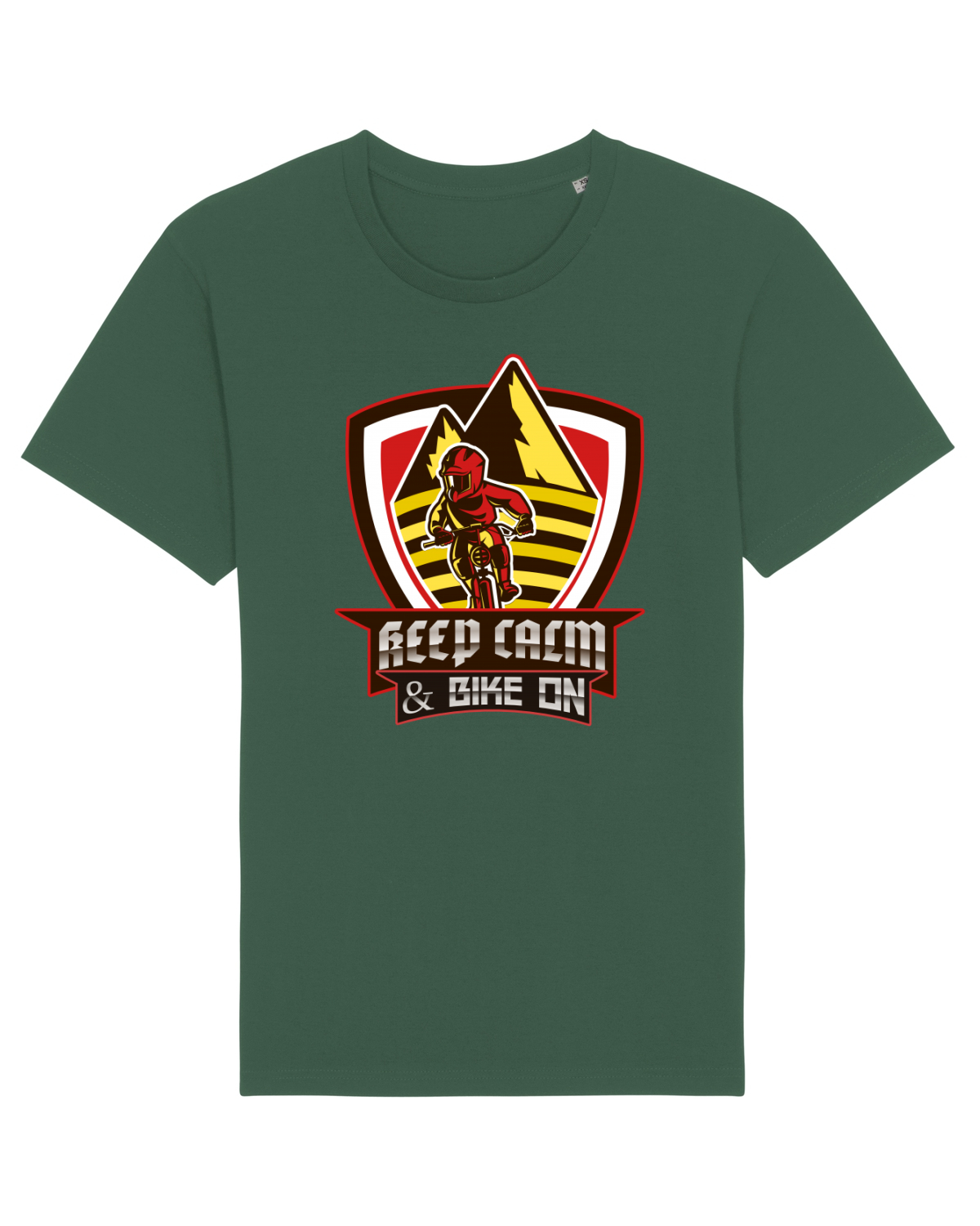 Tricou mânecă scurtă Unisex Rocker Bottle Green