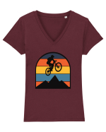 Pentru Ciclisti Tricou mânecă scurtă guler V Damă Evoker