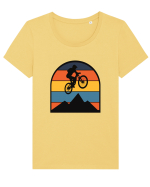 Pentru Ciclisti Tricou mânecă scurtă guler larg fitted Damă Expresser