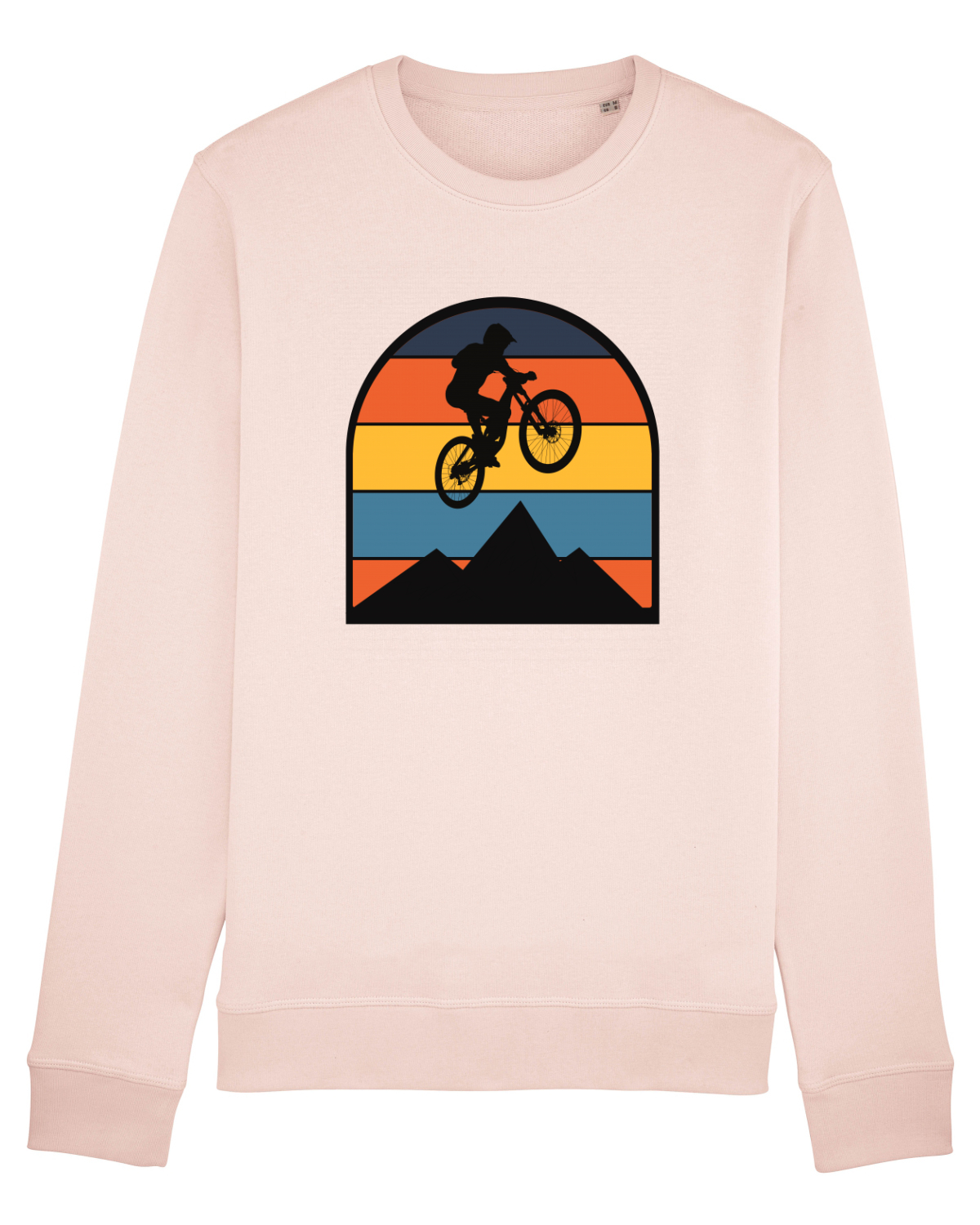 Bluză mânecă lungă Unisex Rise Candy Pink