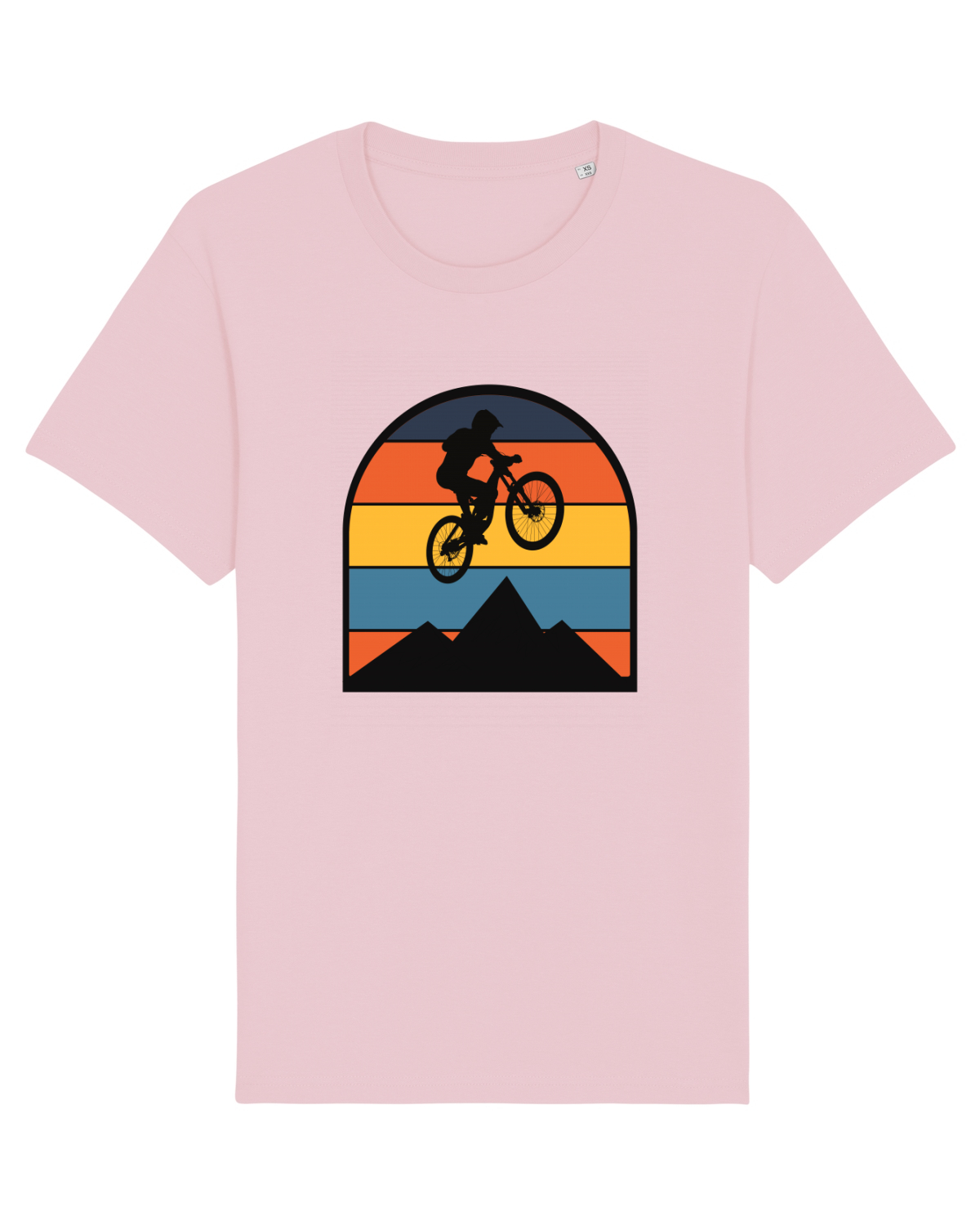 Tricou mânecă scurtă Unisex Rocker Cotton Pink