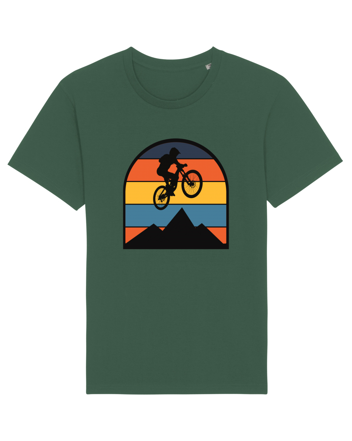 Tricou mânecă scurtă Unisex Rocker Bottle Green