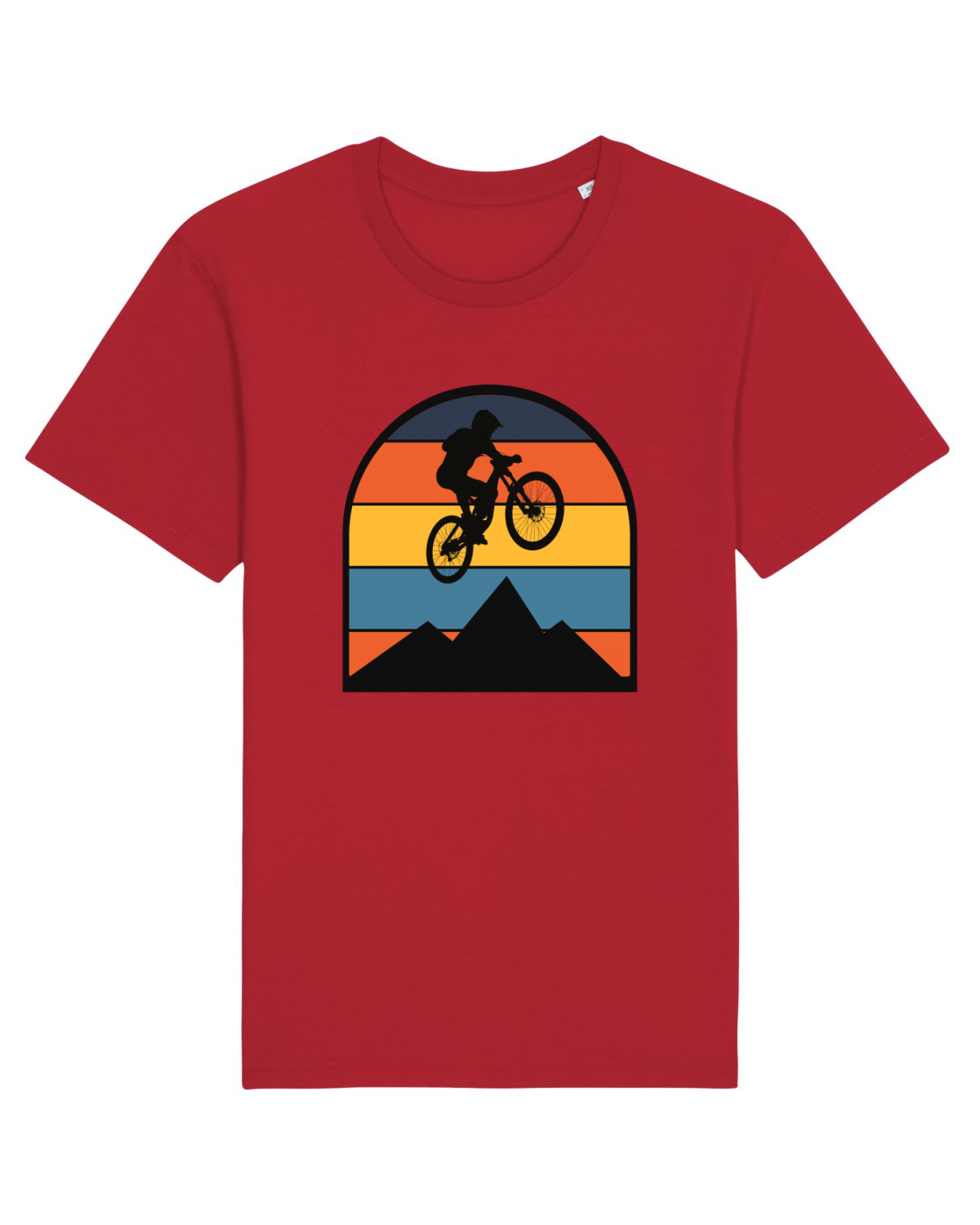 Tricou mânecă scurtă Unisex Rocker Red