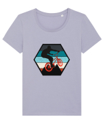 Pentru Ciclisti Tricou mânecă scurtă guler larg fitted Damă Expresser