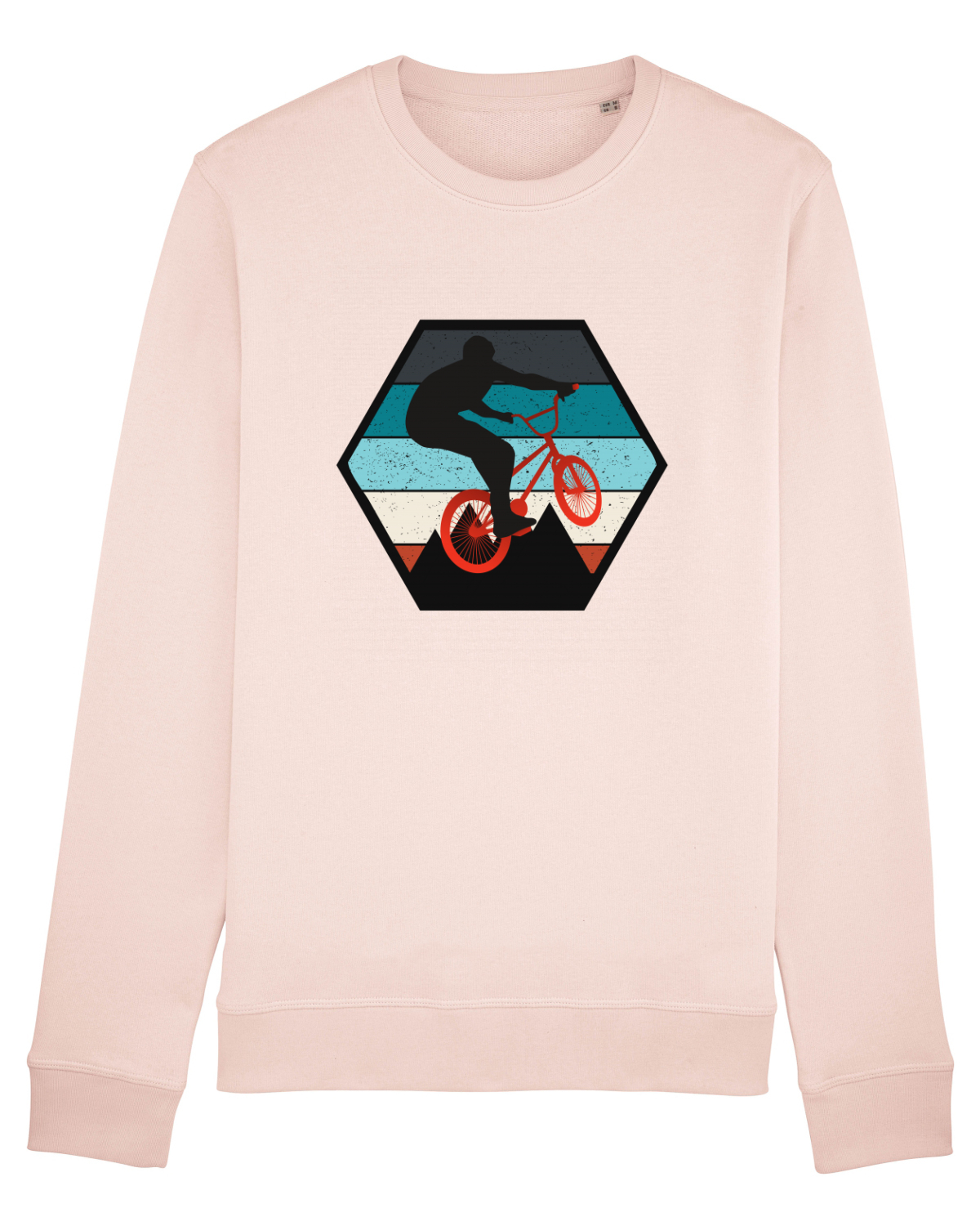 Bluză mânecă lungă Unisex Rise Candy Pink