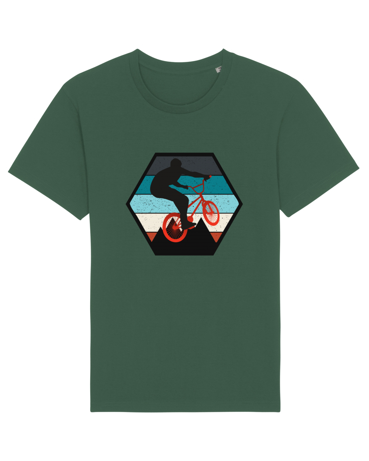 Tricou mânecă scurtă Unisex Rocker Bottle Green