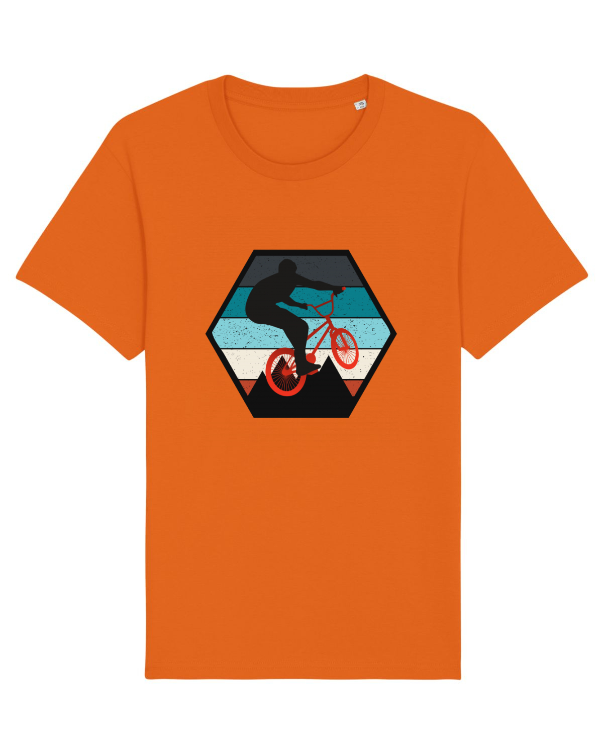 Tricou mânecă scurtă Unisex Rocker Bright Orange