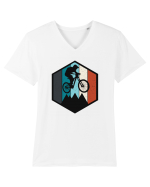 Pentru Ciclisti Tricou mânecă scurtă guler V Bărbat Presenter