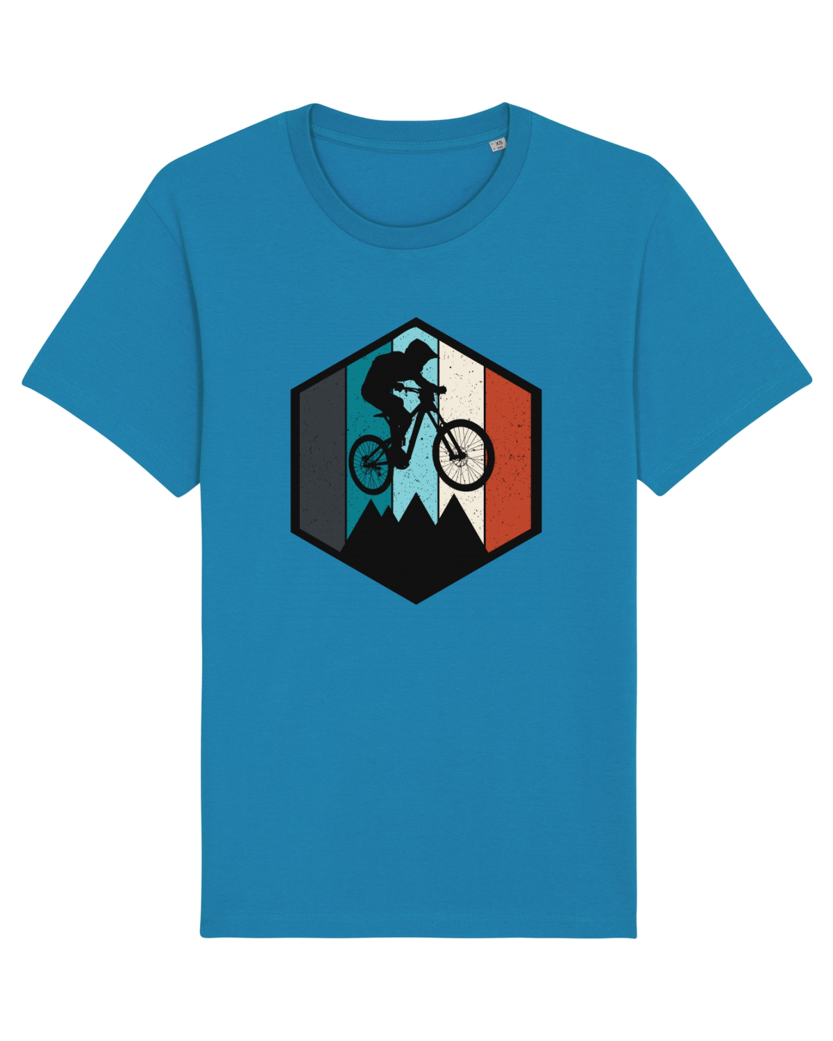 Tricou mânecă scurtă Unisex Rocker Azur