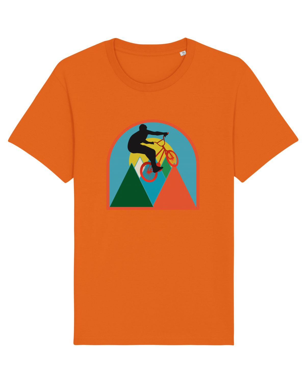 Tricou mânecă scurtă Unisex Rocker Bright Orange