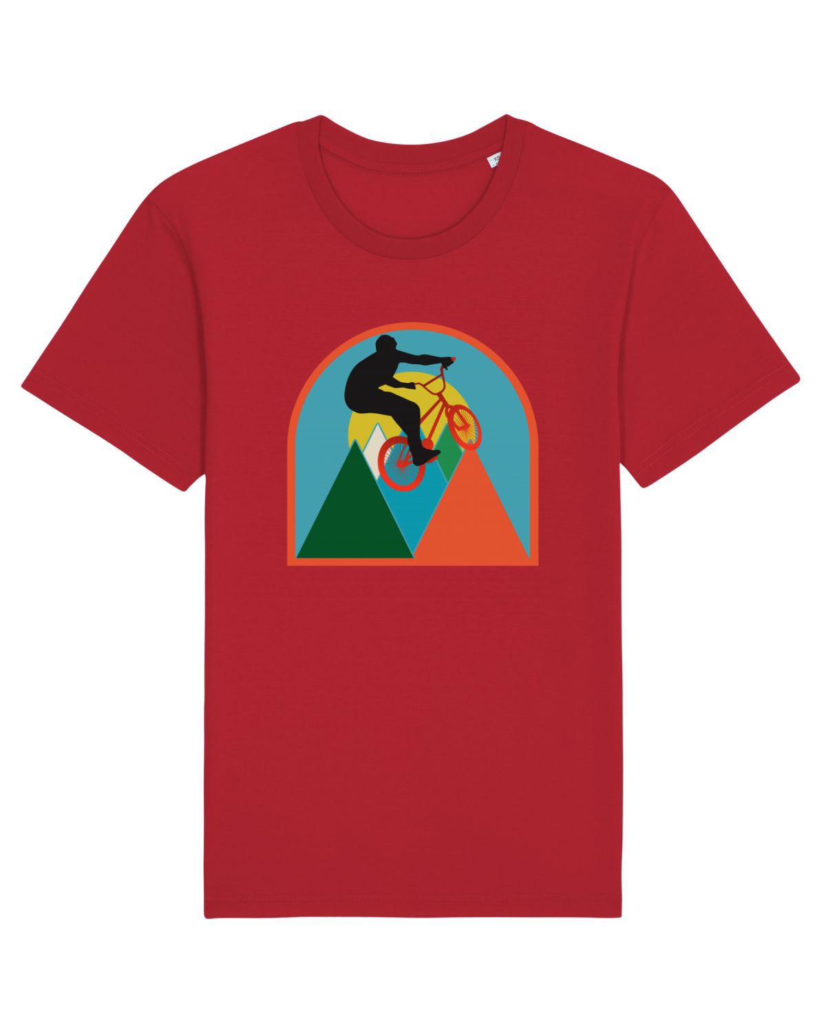 Tricou mânecă scurtă Unisex Rocker Red
