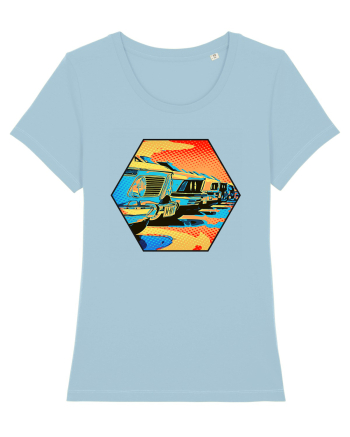 Masina Retro Vintage Sky Blue
