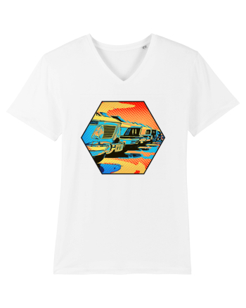 Masina Retro Vintage White