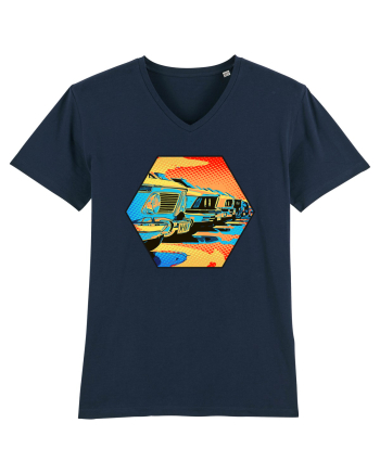 Masina Retro Vintage French Navy
