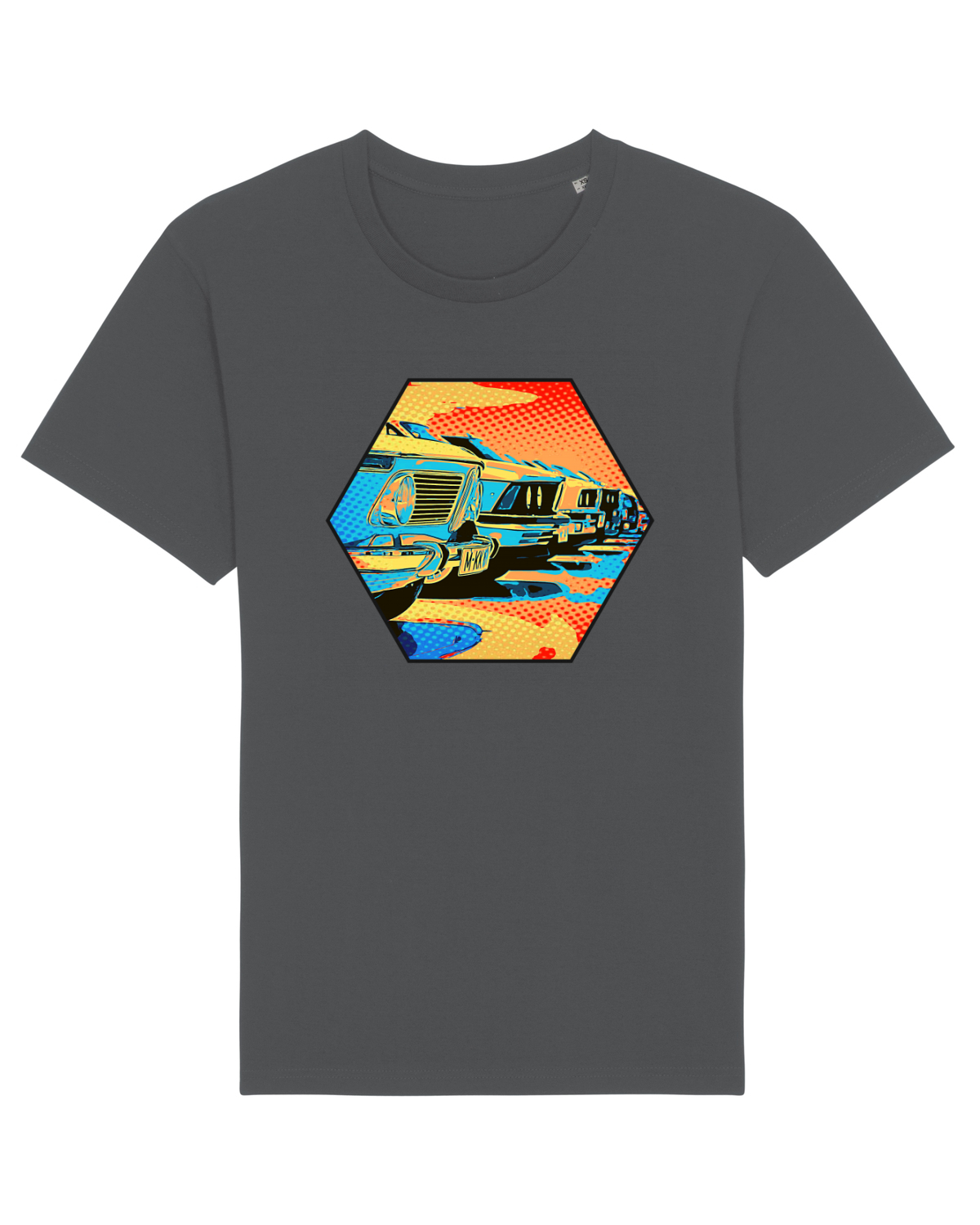 Tricou mânecă scurtă Unisex Rocker Anthracite