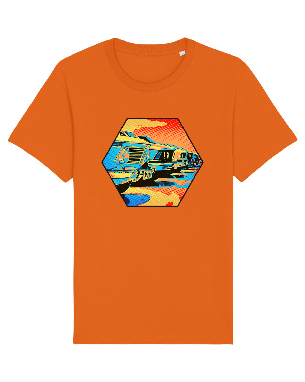 Tricou mânecă scurtă Unisex Rocker Bright Orange