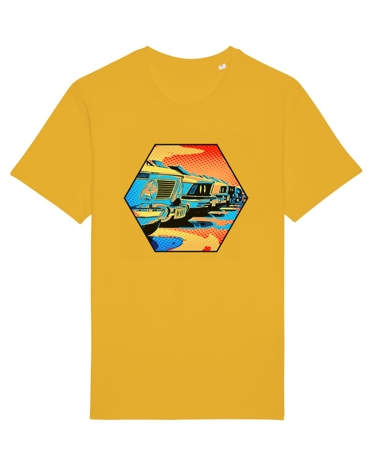 Tricou mânecă scurtă Unisex Rocker Spectra Yellow