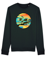 Masina Retro Vintage Bluză mânecă lungă Unisex Rise