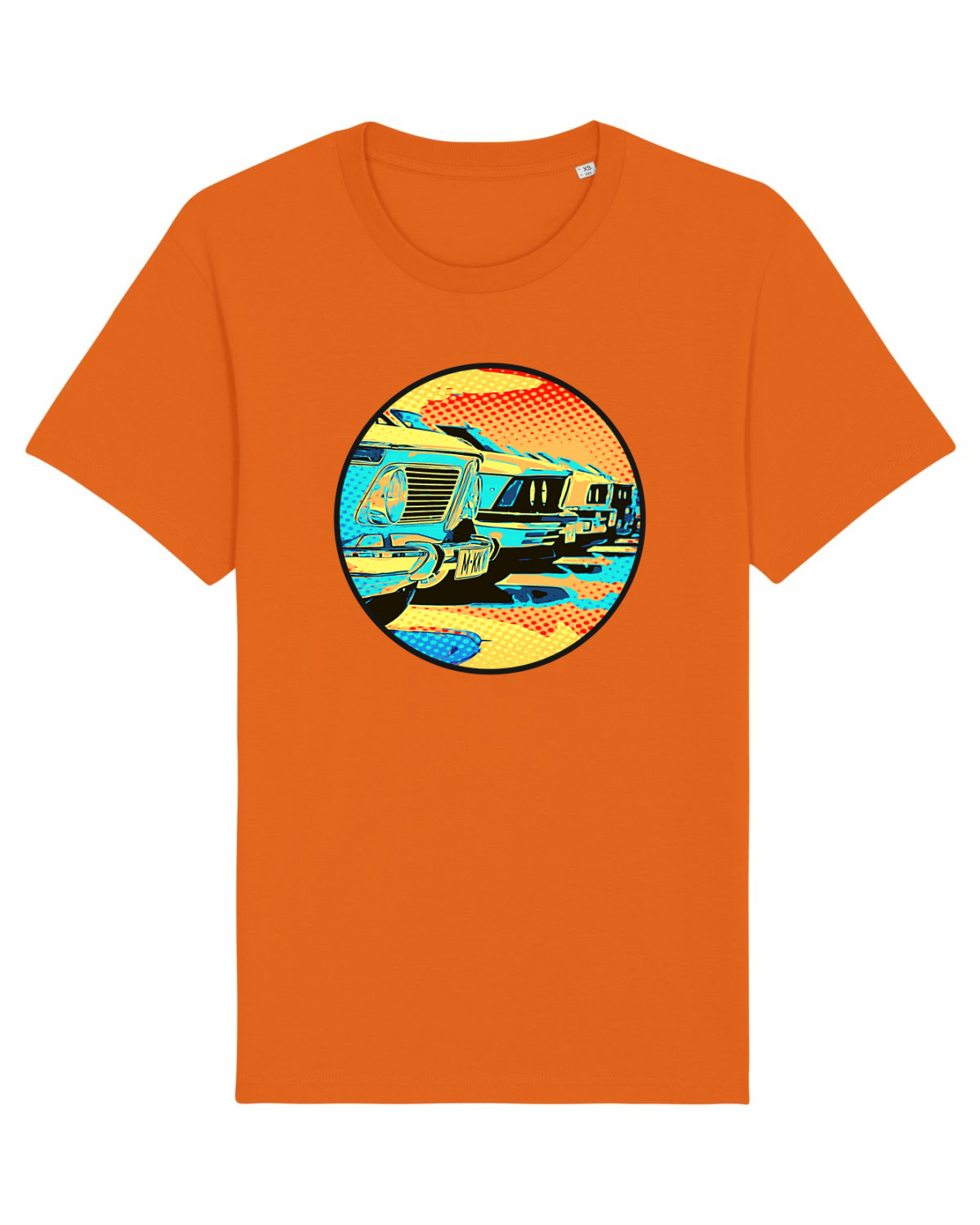Tricou mânecă scurtă Unisex Rocker Bright Orange