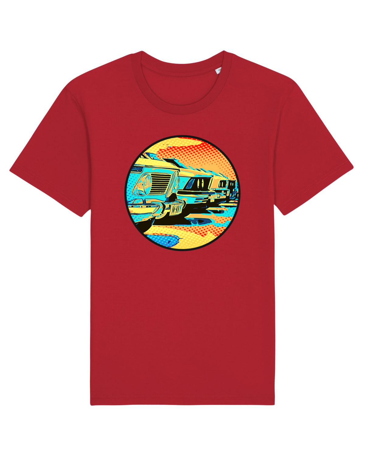 Tricou mânecă scurtă Unisex Rocker Red