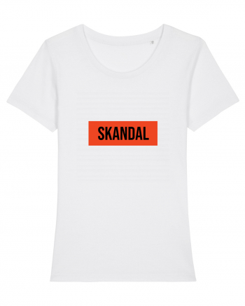 SKANDAL  - Tricou Cool Unisex White