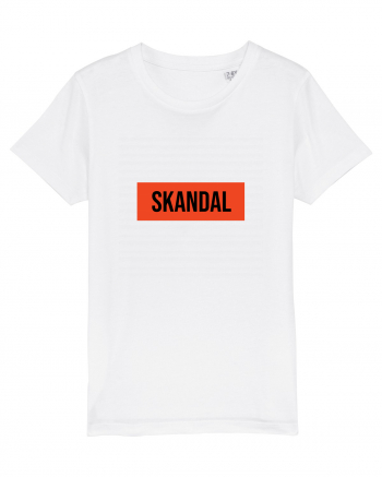 SKANDAL  - Tricou Cool Unisex White