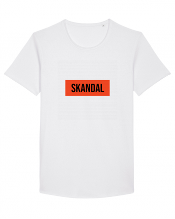 SKANDAL  - Tricou Cool Unisex White