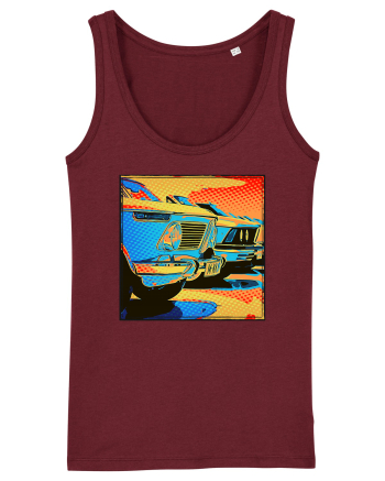 Masina Retro Vintage Burgundy