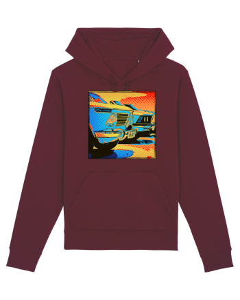 Masina Retro Vintage Burgundy
