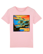 Masina Retro Vintage Tricou mânecă scurtă  Copii Mini Creator