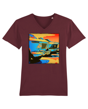 Masina Retro Vintage Burgundy