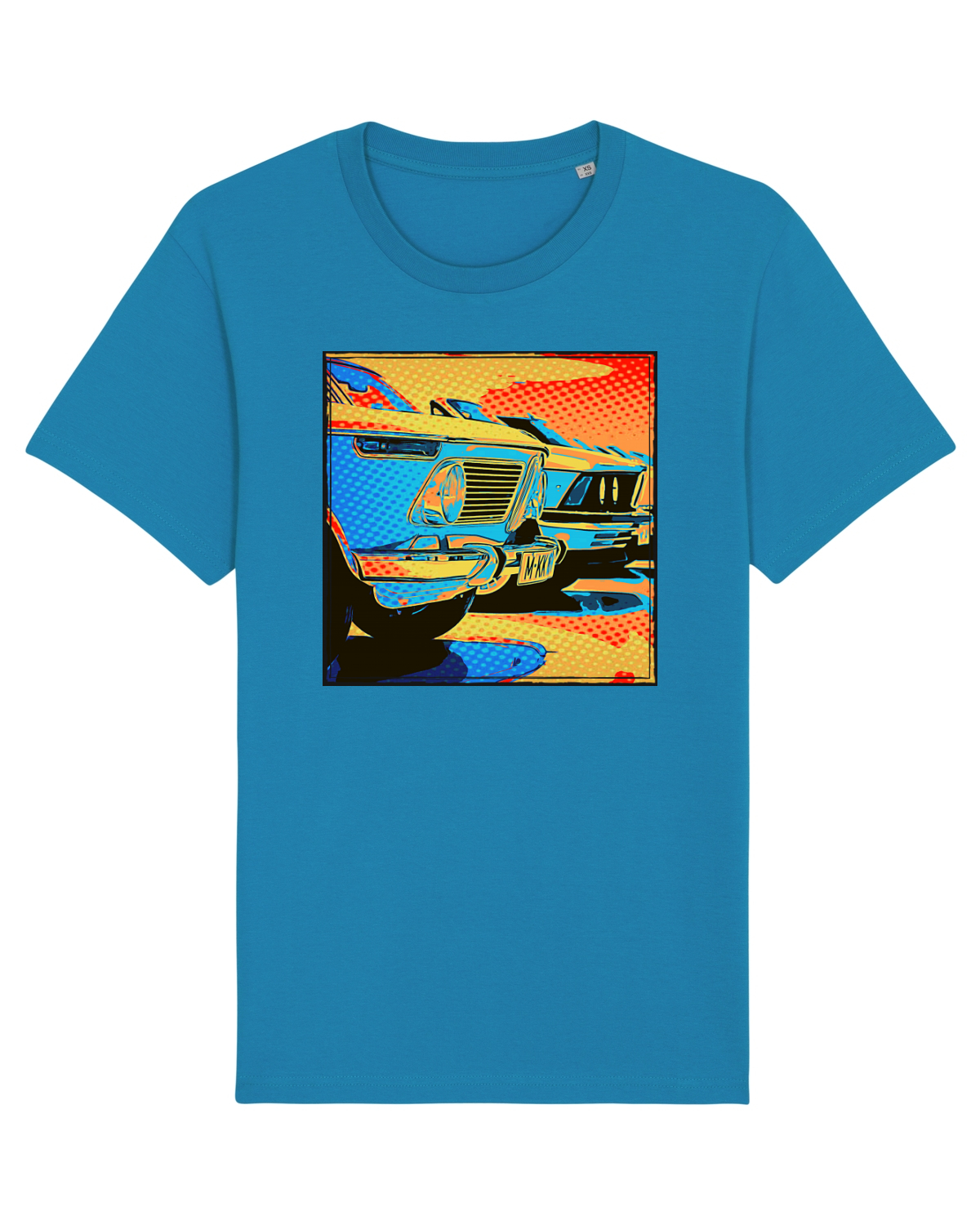 Tricou mânecă scurtă Unisex Rocker Azur