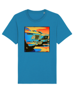 Masina Retro Vintage Tricou mânecă scurtă Unisex Rocker