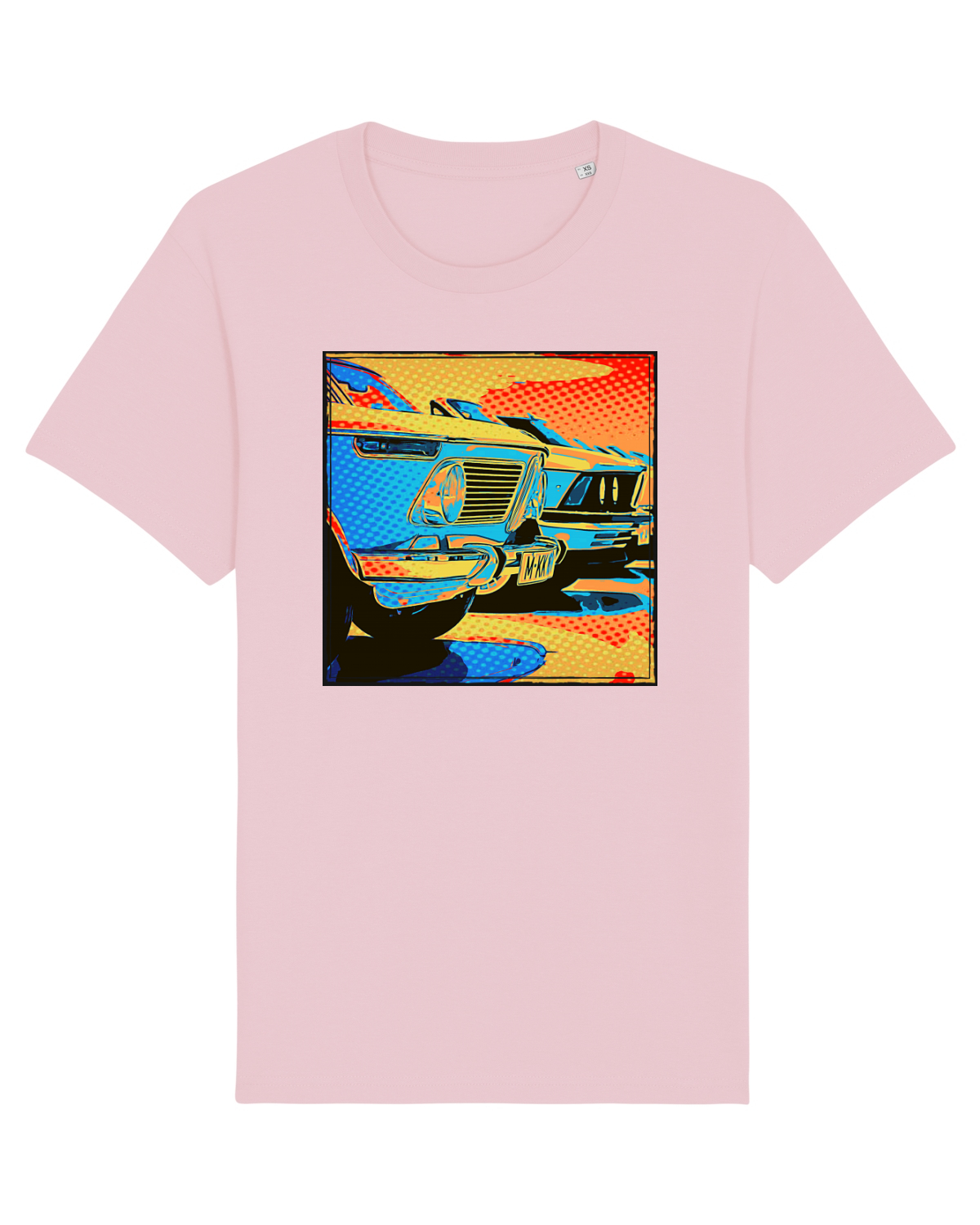 Tricou mânecă scurtă Unisex Rocker Cotton Pink