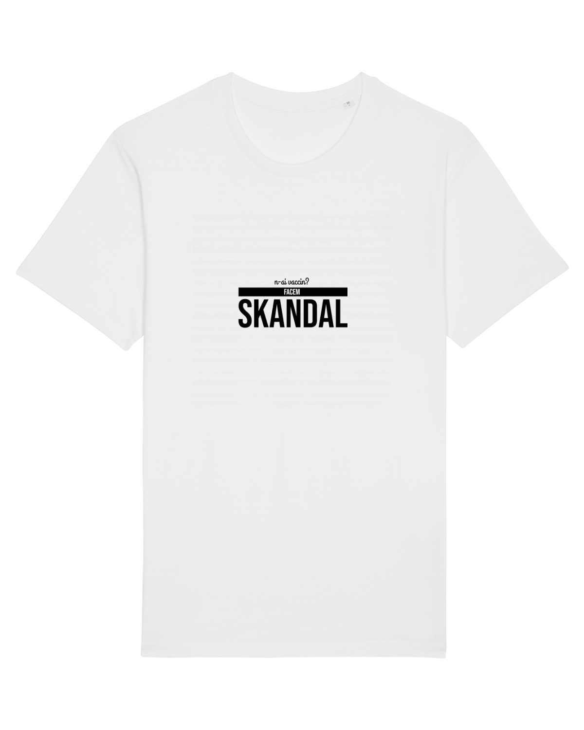Tricou mânecă scurtă Unisex Rocker White