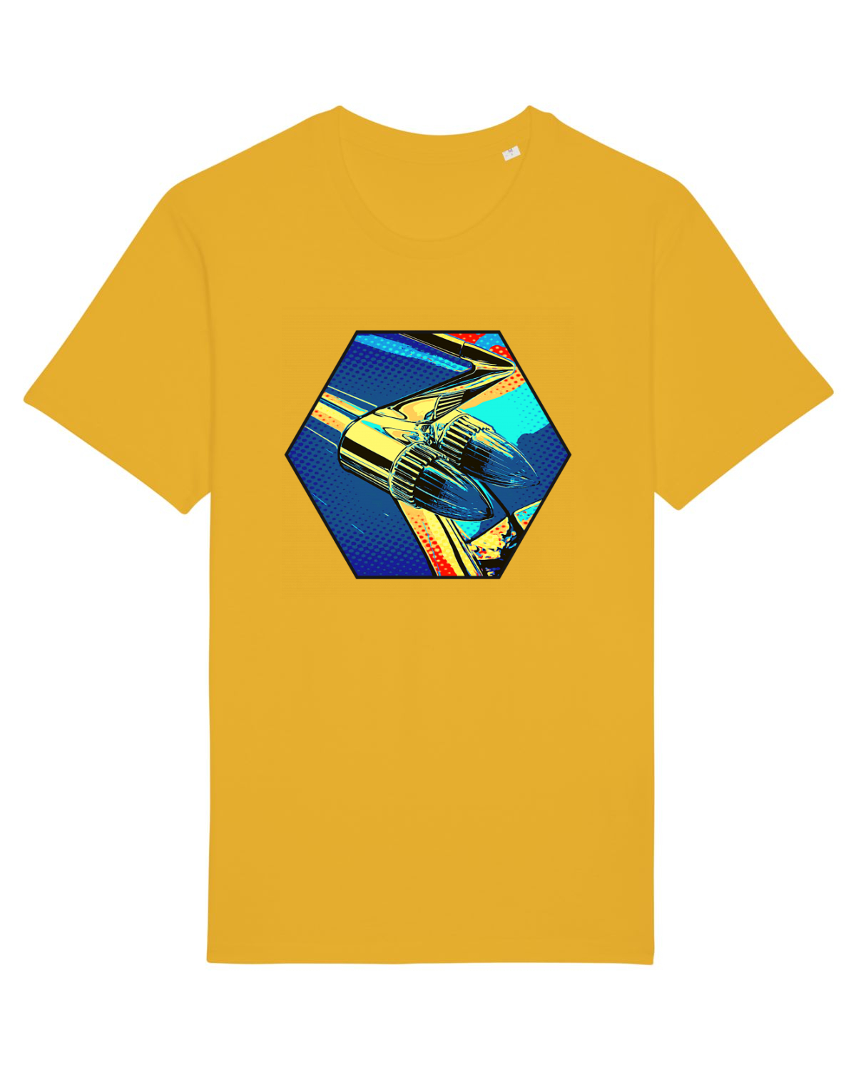 Tricou mânecă scurtă Unisex Rocker Spectra Yellow