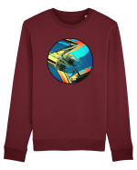 Masina Retro Vintage Bluză mânecă lungă Unisex Rise