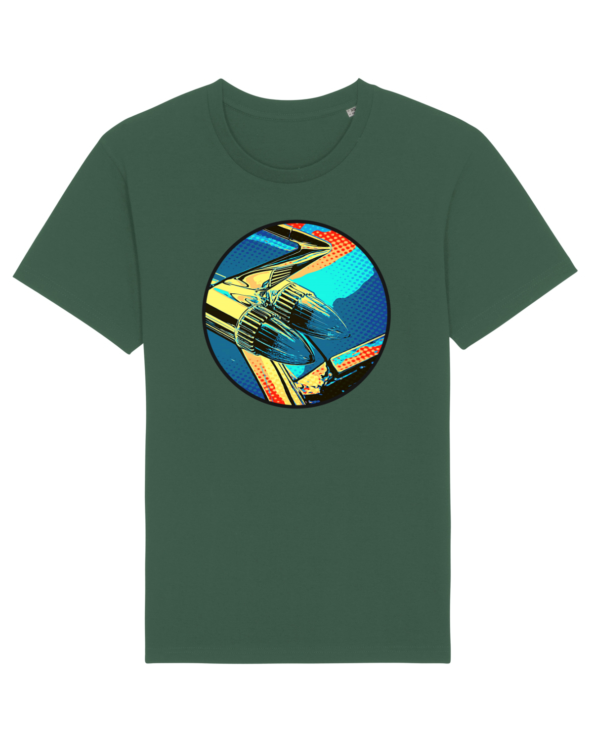 Tricou mânecă scurtă Unisex Rocker Bottle Green