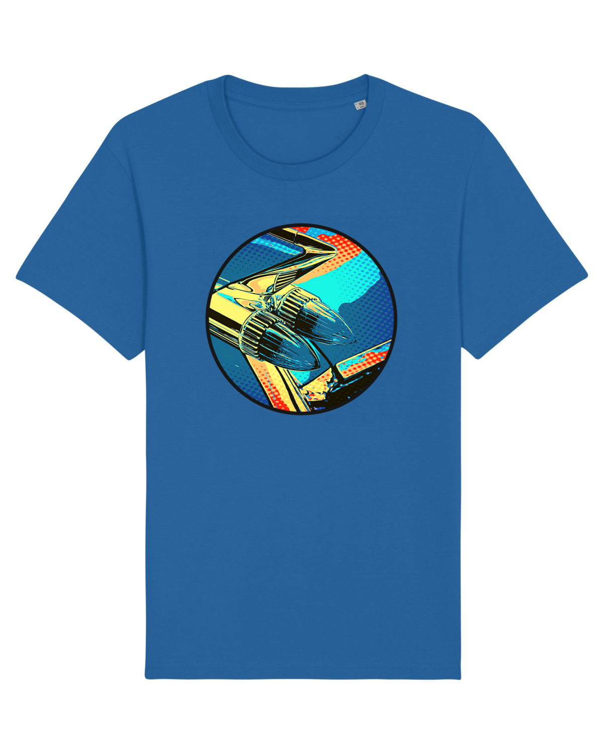 Tricou mânecă scurtă Unisex Rocker Royal Blue