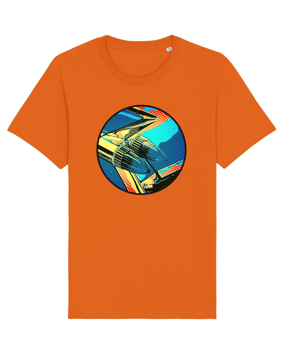 Tricou mânecă scurtă Unisex Rocker Bright Orange