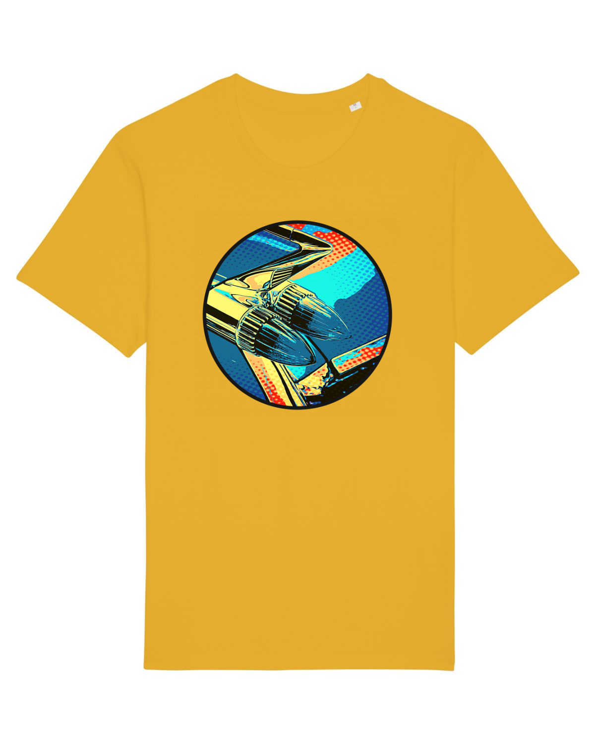 Tricou mânecă scurtă Unisex Rocker Spectra Yellow