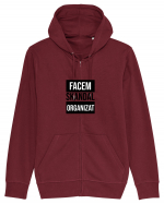 Facem SKANDAL Organizat  Hanorac cu fermoar Unisex Connector