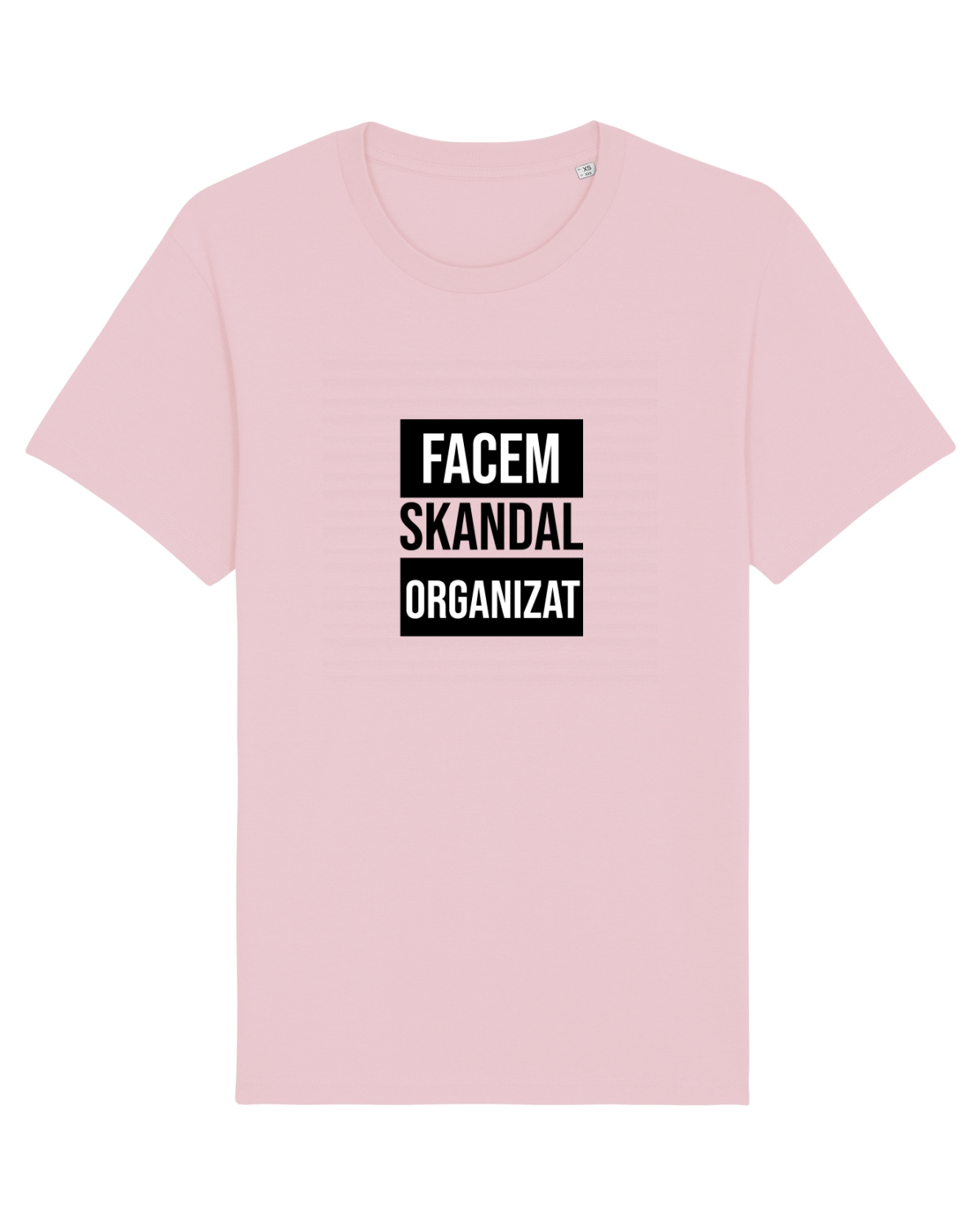 Tricou mânecă scurtă Unisex Rocker Cotton Pink