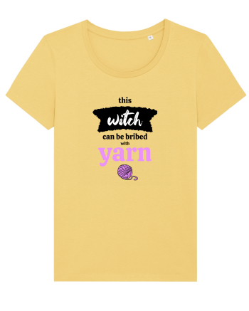 This Witch can be bribed with yarn. (ghem roz) Jojoba